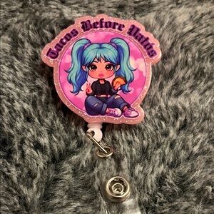 Cute Badge Reel with Cartoon Design